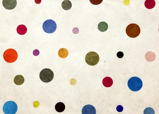 Abstract image of random dots
