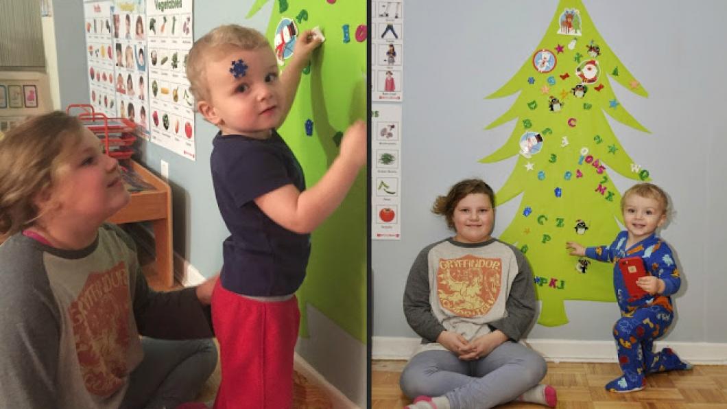 Making a tree is as fun as buying one, and more kid-friendly