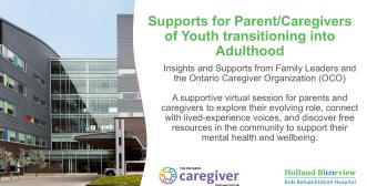 A supportive virtual session for parents and caregivers to explore their evolving role, connect with lived-experience voices, and discover free resources in the community to support their mental health and wellbeing.