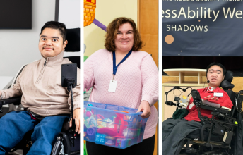 Composite of three images. From left to right: Ivan, Madeline and Jeffrey