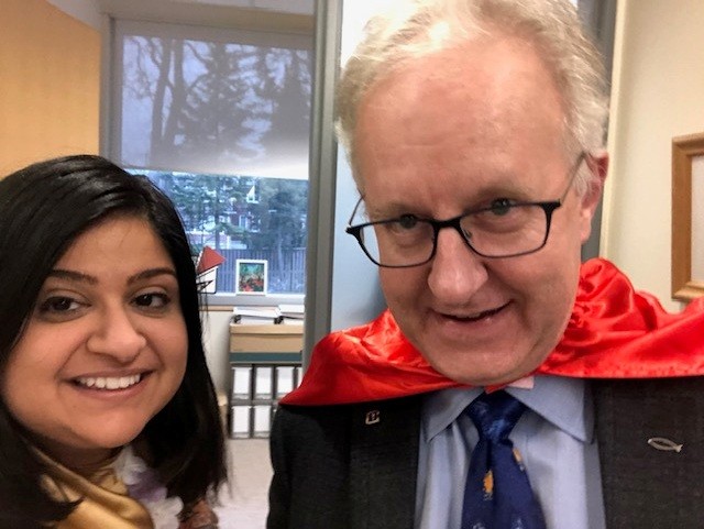 Drs. Alysha Ladha and Peter Rumney