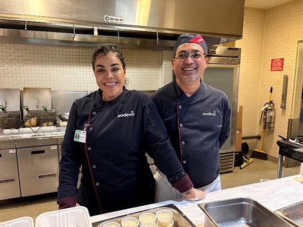 Garden Grill cooks Angeles Flores and Pramod Maharjan