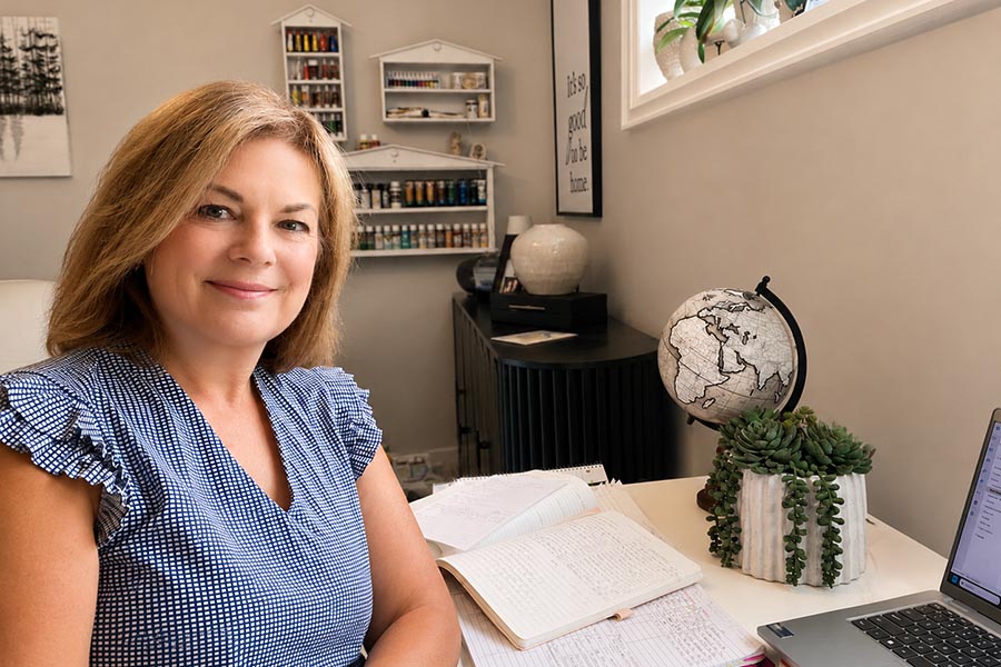 Melody Hicks in her office