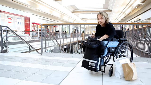 Louise using her Handi Pac