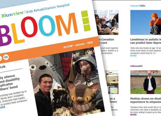 Collage of newsletter images and stories