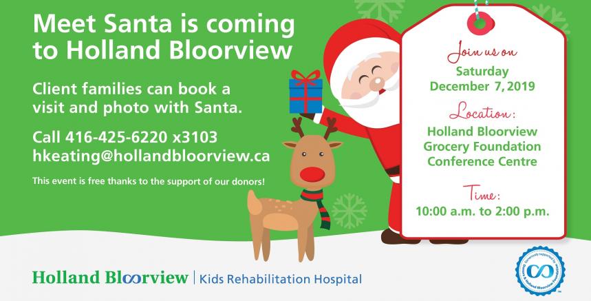 Santa at Holland Bloorview