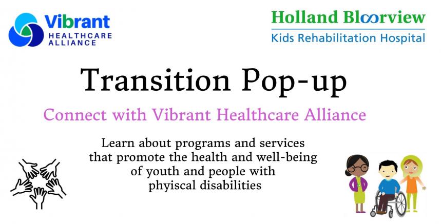 transitions banner for vibrant healthcare