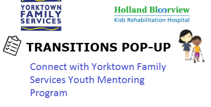 Transitions Pop-up with Yorktown Family Services