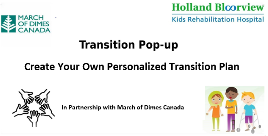 Transition pop-up - Create your own personalized plan