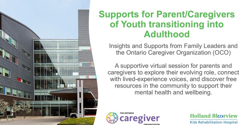 A supportive virtual session for parents and caregivers to explore their evolving role, connect with lived-experience voices, and discover free resources in the community to support their mental health and wellbeing.