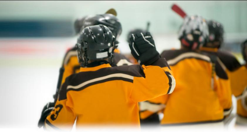Hockey Players on the Ice