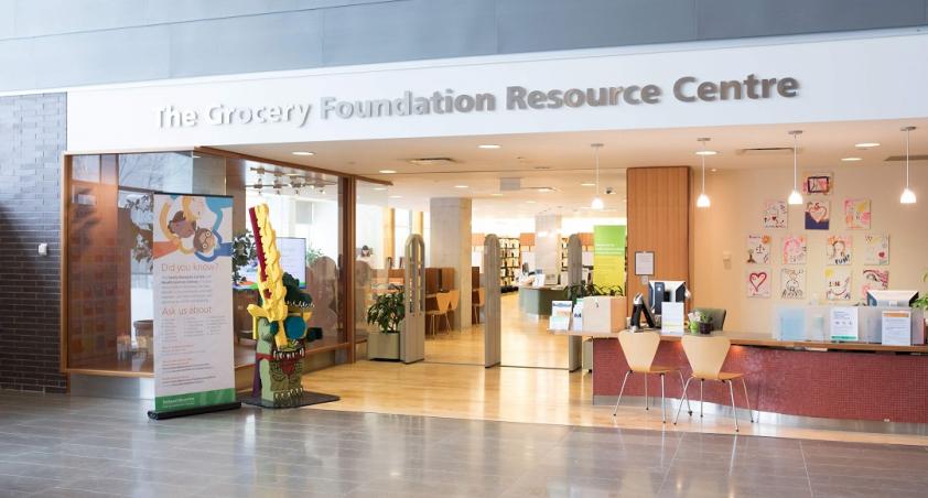 Entrance to the Grocery Foundation Resource Centre