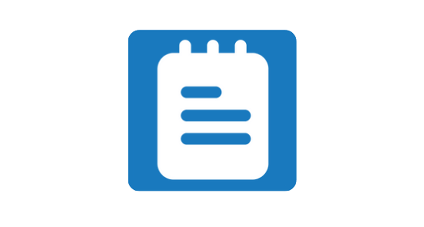 An icon of a note