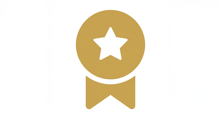 A badge