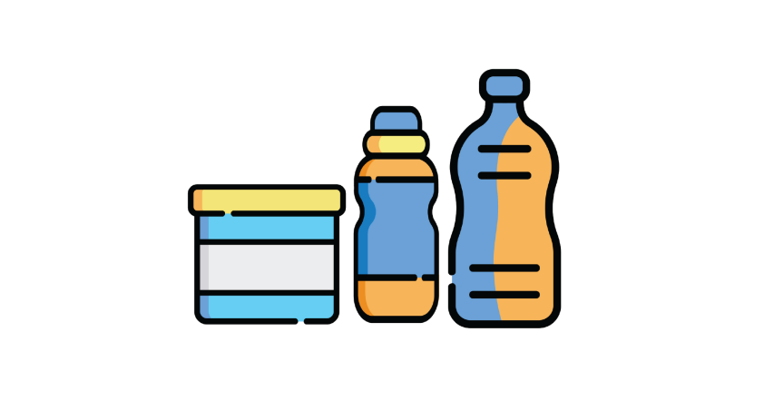 An illustration of some medicine bottles