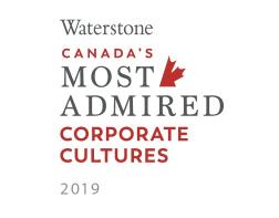 Canada’s 10 Most Admired Corporate Cultures 2019 award