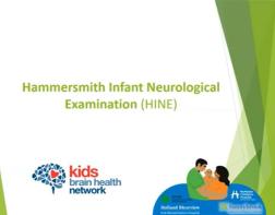 Hammersmith Infant Neurological Examination (HINE) video introduction screen