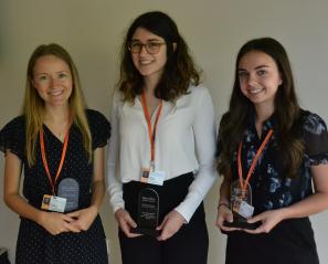 2019 Ward Summer Students: Polina, Laura and Emma