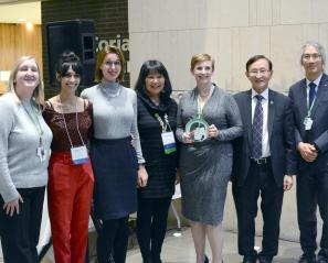 Award recipients at the BRI Symposium. 