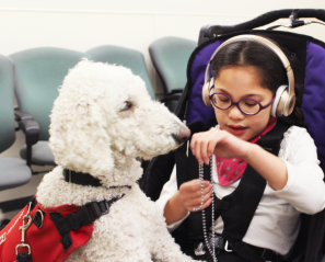 Bella with her dog Kadence.