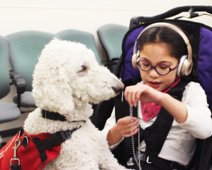 Bella with her dog Kadence. 