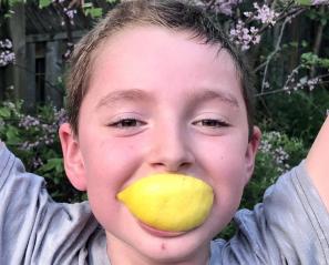 Artun showing us his Sour Lemon Face