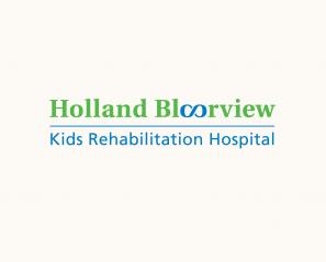 Holland Bloorview logo on beige background