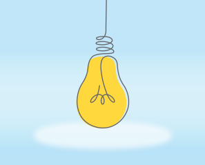 A light bulb illustration