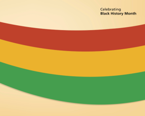 Black history month flag