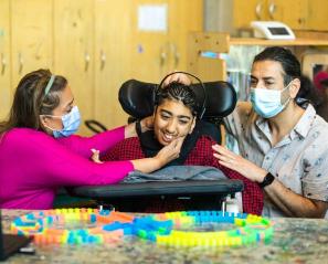 Zen with parents operating the BCI