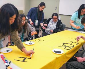YAC members participate in an advocacy workshop