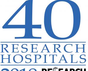 Holland Bloorview named Top 40 Research Hospital for 7th consecutive year