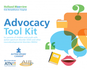 Holland Bloorview launches Advocacy Tool Kit for Canadian families of children with ASD and other neurodevelopmental disorders