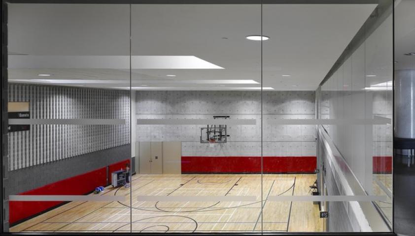 The gym is primarily used by the Bloorview school and inpatient programs