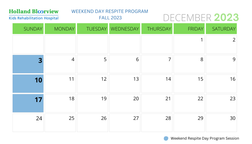 Respite Day Programs | Holland Bloorview