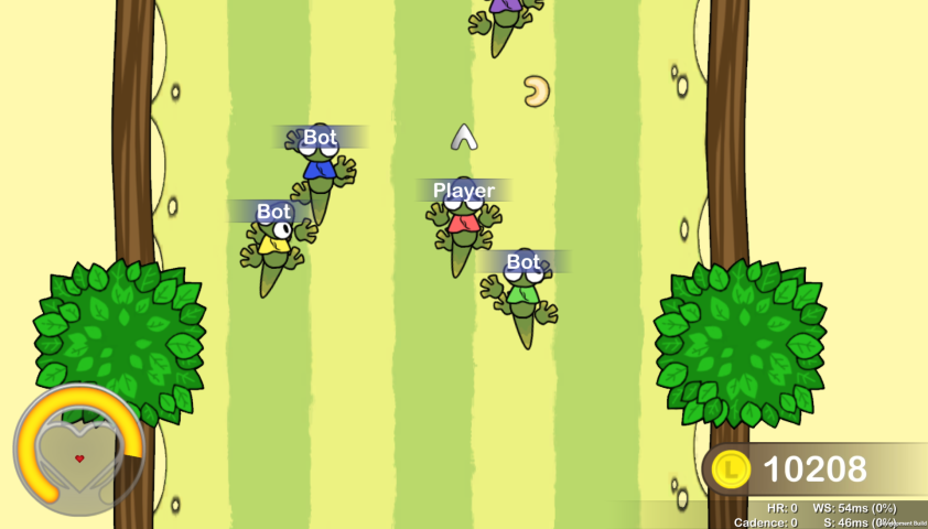 Screenshot of Liberi Mini-Game - Gekku Race