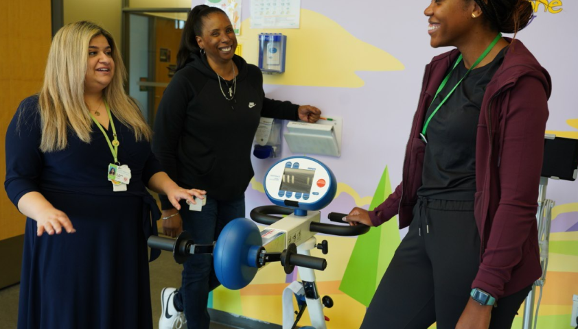 group of adults in therapy playroom