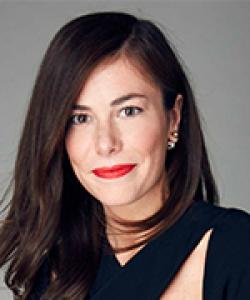 Woman with long dark hair