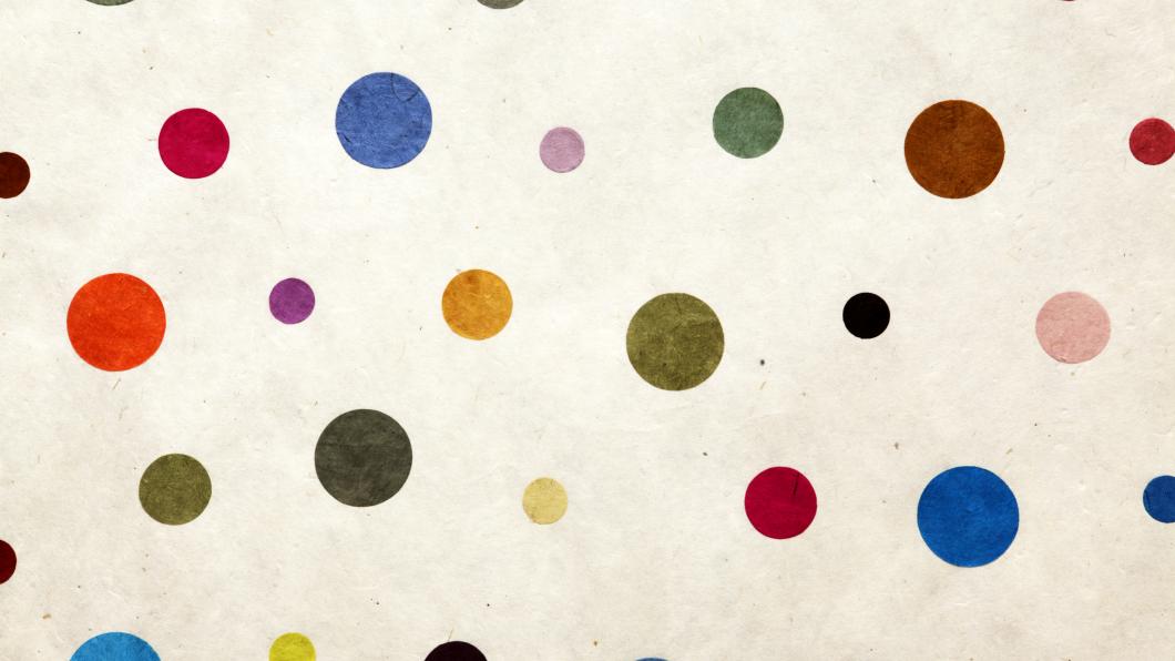 Abstract image of random dots