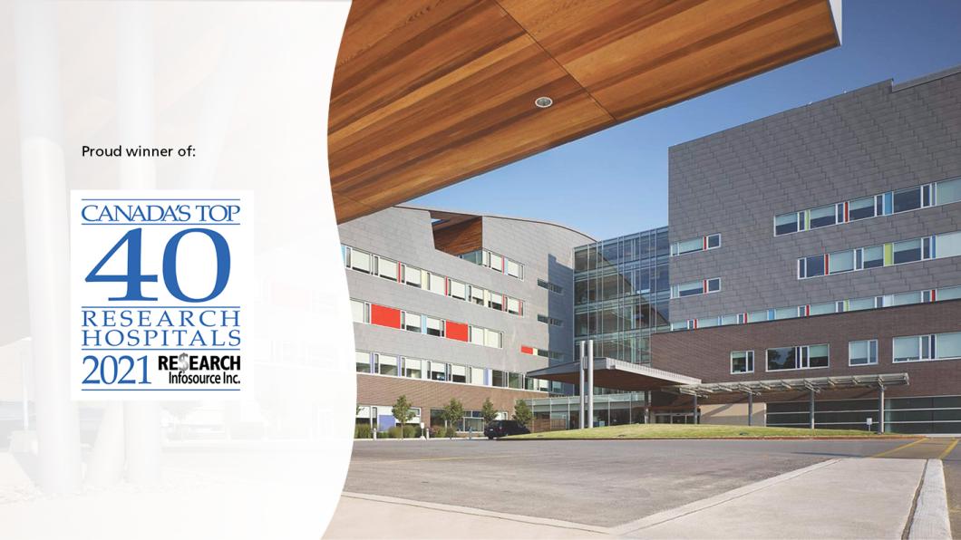 Holland Bloorview ranks among top three research hospitals (small tier) in Canada