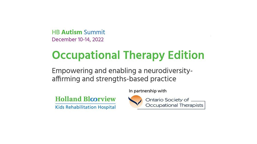 Holland Bloorview logo and Ontario Society of Occupational Therapists logo