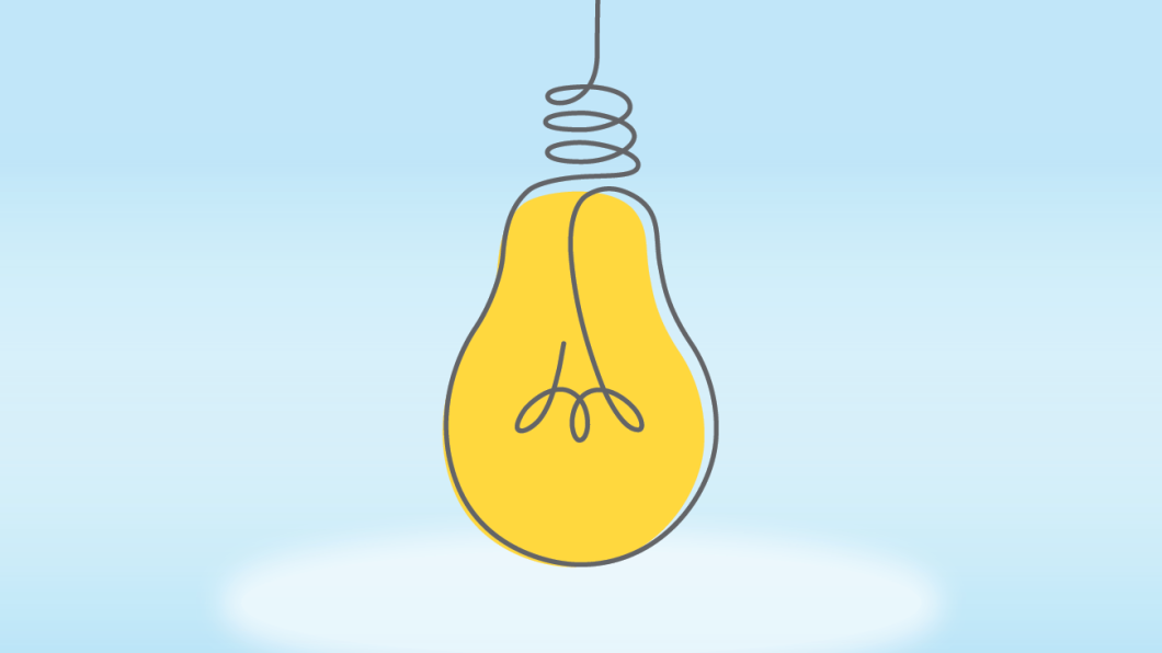 A light bulb illustration