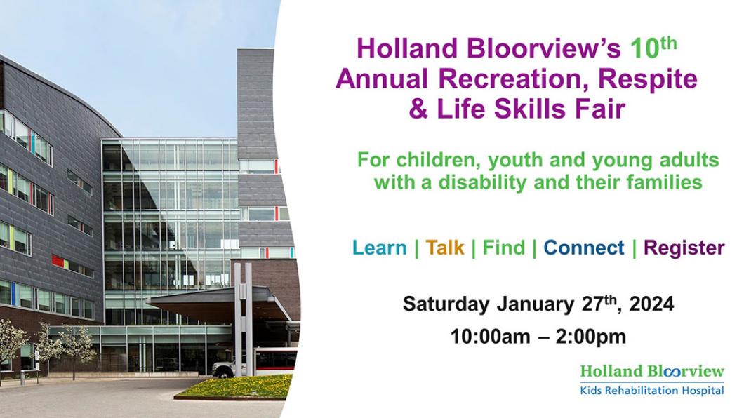 2024 Recreation Respite Life Skills Fair Resources Holland