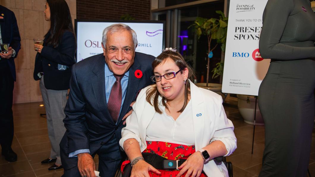David and his daughter Jessica at An Evening of Possibility