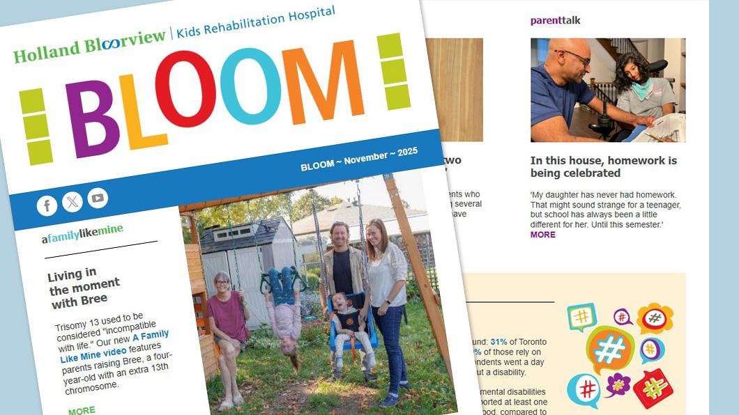 Check out the new BLOOM | Holland Bloorview