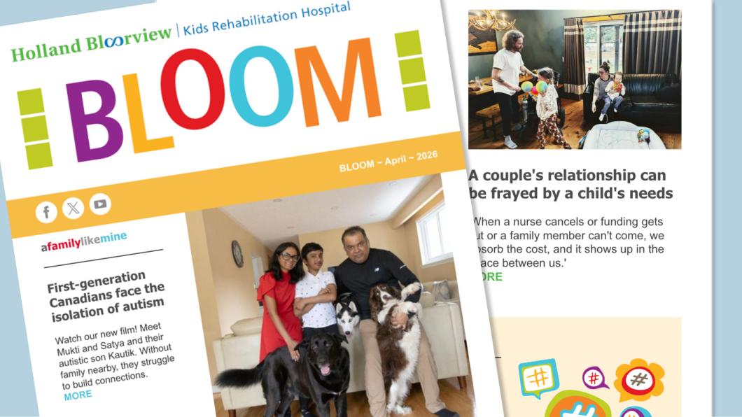 A new BLOOM for spring | Holland Bloorview