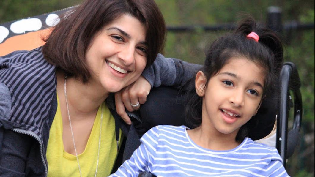 Photo of Anchel Krishna and her daughter Syona