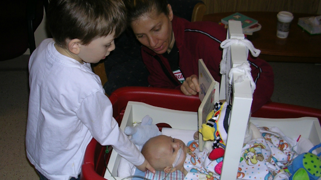 Two moms, one ill baby, and the best care