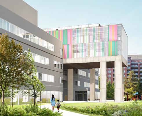 Rendering of Holland Bloorview's expansion