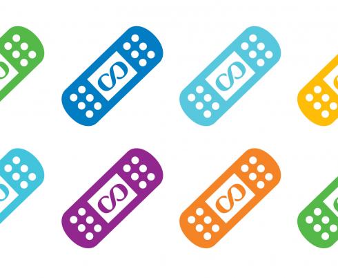 Holland Bloorview branded bandages